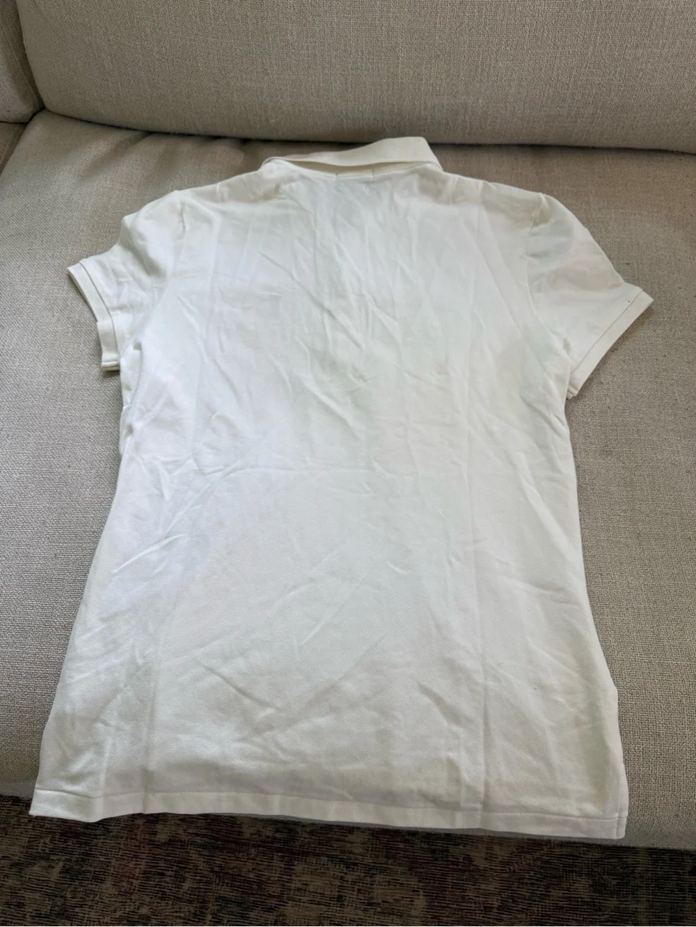 Polo Ralph Lauren Girls XL White Slim Fit Polo Shirt Pony Logo